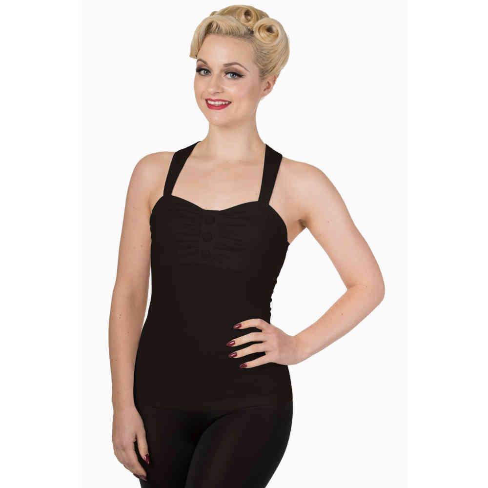 Dancing Days - THIS MOMENT Mouwloze top - Zwart